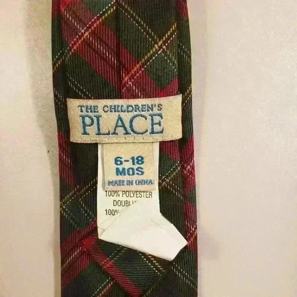 Infant Plaid tie